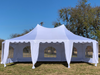 29'x21' Polyester Decagonal Party Tent - White