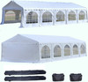 32'x16' PE Party Tent with Waterproof Top - Heavy Duty Outdoor Wedding Event Canopy Tents