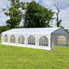 32'x16' PE Party Tent with Waterproof Top - Heavy Duty Outdoor Wedding Event Canopy Tents