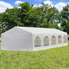 32'x20' PE Party Tent with Waterproof Top - Heavy Duty Outdoor Wedding Event Canopy Tents