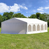 32'x20' PE Party Tent with Waterproof Top - Heavy Duty Outdoor Wedding Event Canopy Tents