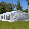 32'x20' PE Party Tent with Waterproof Top - Heavy Duty Outdoor Wedding Event Canopy Tents