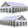 40'x20' PVC Marquee Party Tent - Fire Retardant Heavy Duty Wedding Outdoor Event Tents(7 Storage Bags Included)