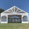 40'x20' PVC Marquee Party Tent - Fire Retardant Heavy Duty Wedding Outdoor Event Tents(7 Storage Bags Included)
