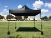 10'x10' D Model Black - Pop Up Canopy Tent EZ  Instant Shelter w Wheel Bag + Sand Bags