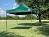 10'x10' D Model Forest Green - Pop Up Canopy Tent EZ  Instant Shelter w Wheel Bag + Sand Bags