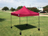 10'x10' DS Model Maroon - Pop Up Canopy Tent EZ  Instant Shelter w Wheel Bag + Sand Bags + 4 Walls