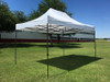 10'x15' D Model White - Pop Up Canopy Tent EZ  Instant Shelter w Wheel Bag + Sand Bags