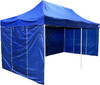 Navy Blue 10'x20' Pop up Tent with 6 Solid Walls - F/S Model Upgraded Frame 