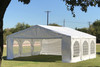 20'x20' Budget PE Party Tent with (2) Long Bags + (2) Short Bags  White (Online-Only Deals!)