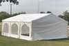 20'x20' Budget PE Party Tent with (2) Long Bags+(2) Short Bags - White (Online-Only Deals!)