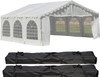 20'x20' Budget PE Party Tent with (2) Long Bags - White (Online-Only Deals!)