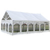 30'x20' PVC Marquee Party Tent - Fire Retardant Heavy Duty Wedding Outdoor Event Tents(6 Storage Bags Included)
