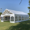 30'x20' PVC Marquee Party Tent - Fire Retardant Heavy Duty Wedding Outdoor Event Tents(6 Storage Bags Included)