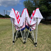 10'x10' AW Model Pop up Tent Canopy EZ Instant Shelter - Various Colors - 1 Aluminum Frame + 1 Top Cover + 2 Window Walls + 2 Zipper Doors + 1 Wheel Bag + 4 Sand Bags