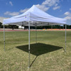 10'x10' A Model White Pop Up Canopy Tent EZ  Instant Shelter - 1 Aluminum Frame +  1 Top Cover + 1 Wheel Bag + 4 Sand Bags