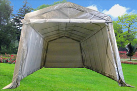 Carport - 24'x13'x10' Storage Canopy Shed - Grey