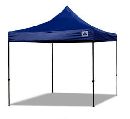 10'x10' DS Model Navy Blue - Pop Up Canopy Tent EZ  Instant Shelter w Wheel Bag + Sand Bags + 4 Walls