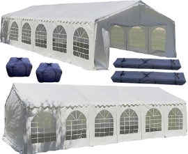 40'x16' Budget PE Party Tent + (2) Long Bags  + (2) Short Bags (Online-Only Deals!)