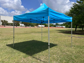 10'x10' Pop up Tent Canopy EZ Instant Shelter with Aluminum Frame - Sky Blue