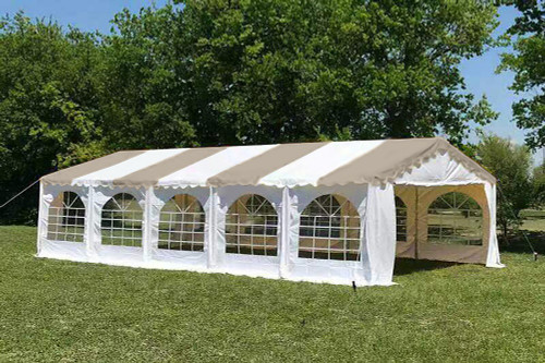 32'x16' Budget PVC Wedding Party Tent - Sand