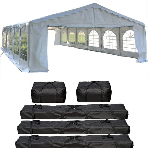 40'x20' Budget PVC Party Tent  with (3) Long Bags+(2) Short Bags (Online-Only Deals!)