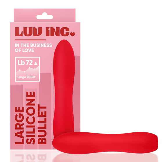 LUV INC LARGE SILICONE BULLET