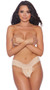 POPSI 606X LACE CROTCHLESS PANTY ASST