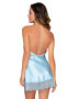 DG 10532 SATIN CHEMISE SKY AST