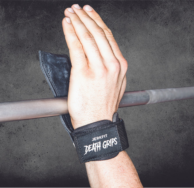 JerkFit DEATH GRIPS Ultra Premium Padded Lifting Straps for Dead