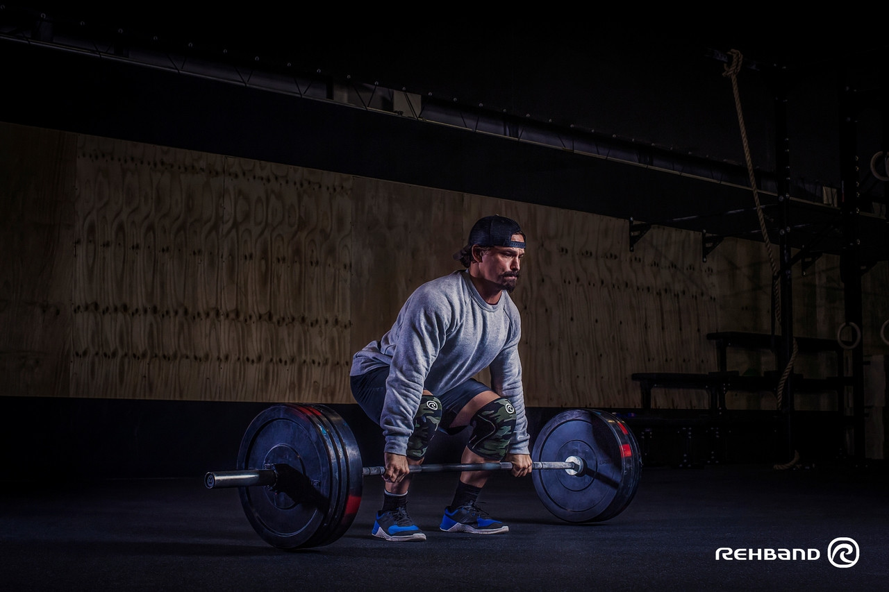 Rehband RX Knee Support 7mm Bridges Signature Camo Black Battle