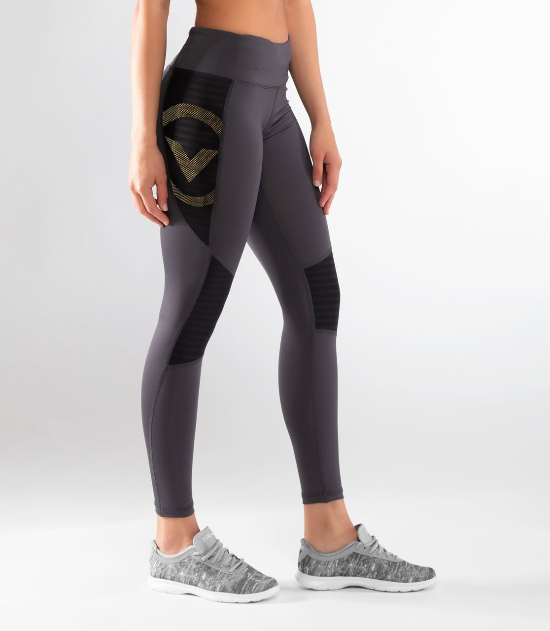 Women's Bioceramic V2 Compression Pants (EAU21) Black/Grey