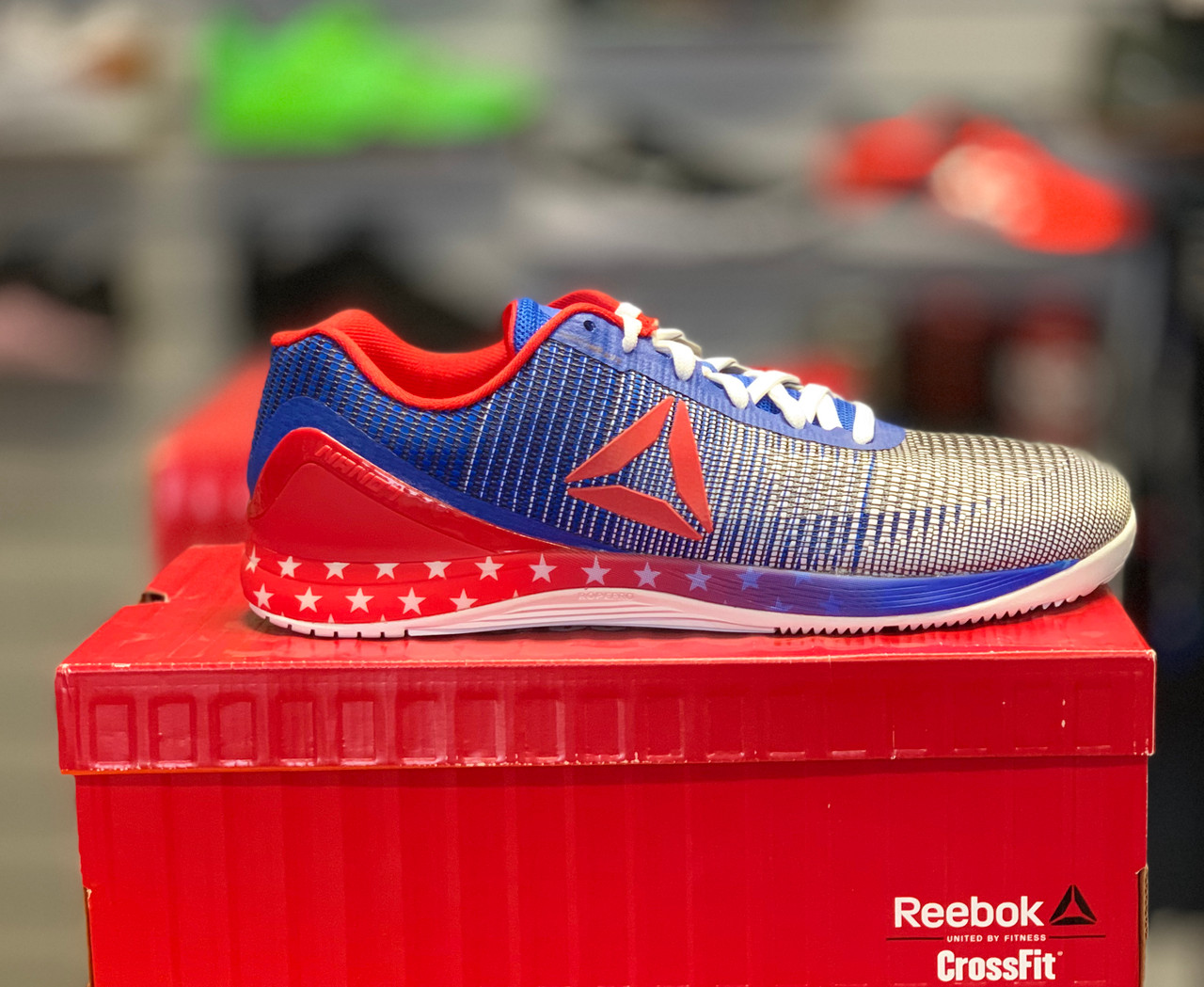 red reebok crossfit shoes