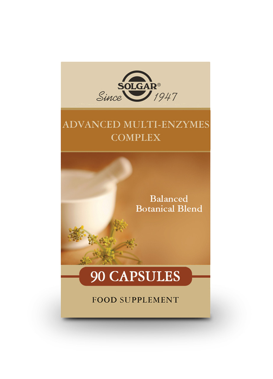 Solgar Advanced MultiEnzymes Complex (Botanical Blend) 90 Caps