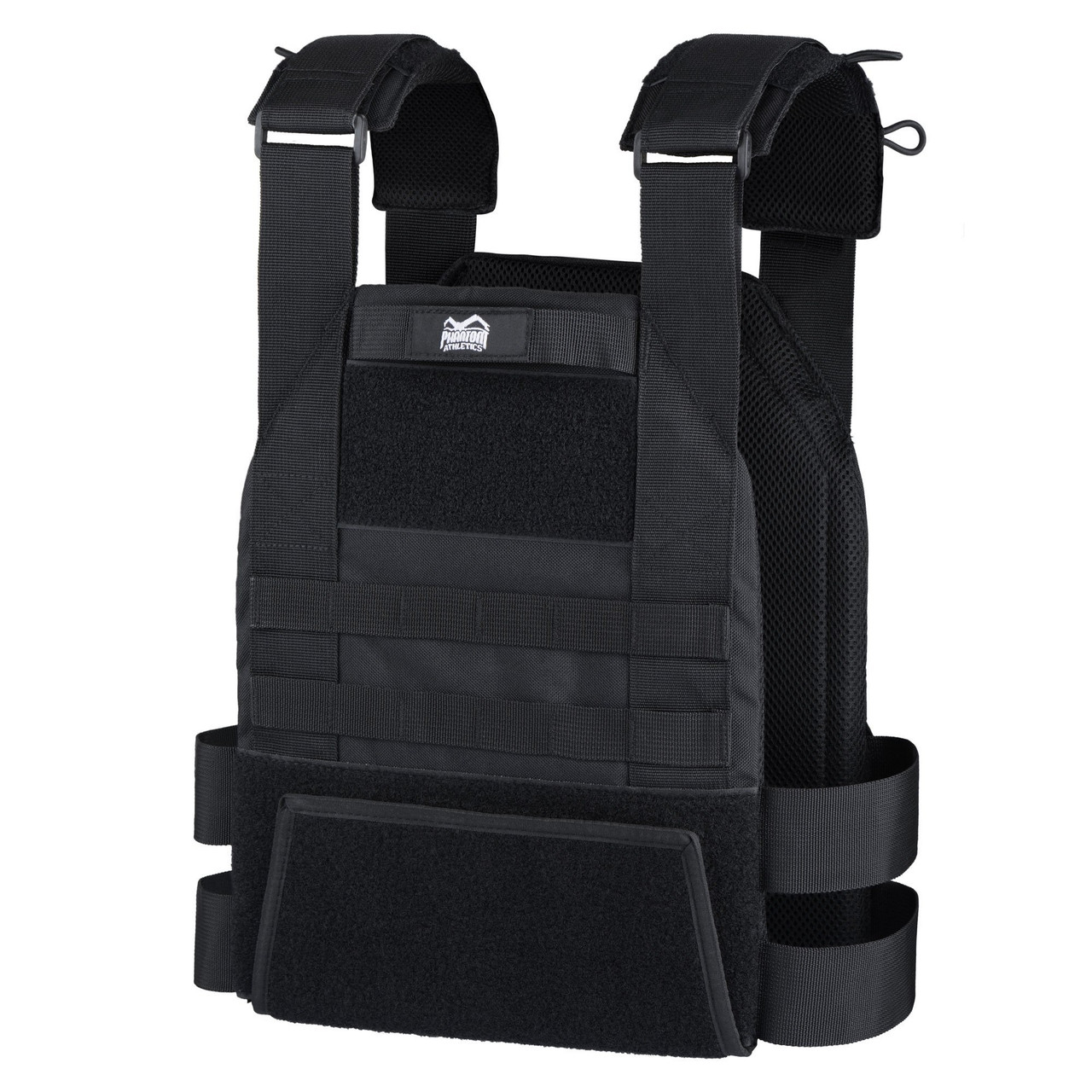 Phantom Athletic TACTICAL Weighted Training Vest Black 20Lb