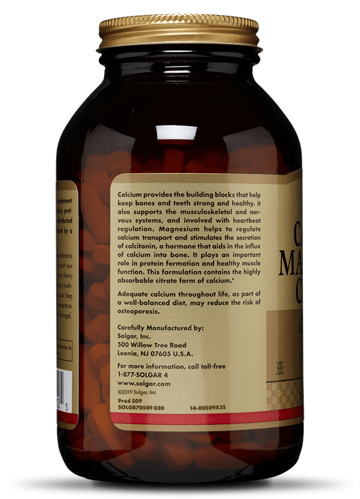 Solgar Calcium Magnesium Citrate Tablets Pack Of 50 Or 100 Battle Box Uk