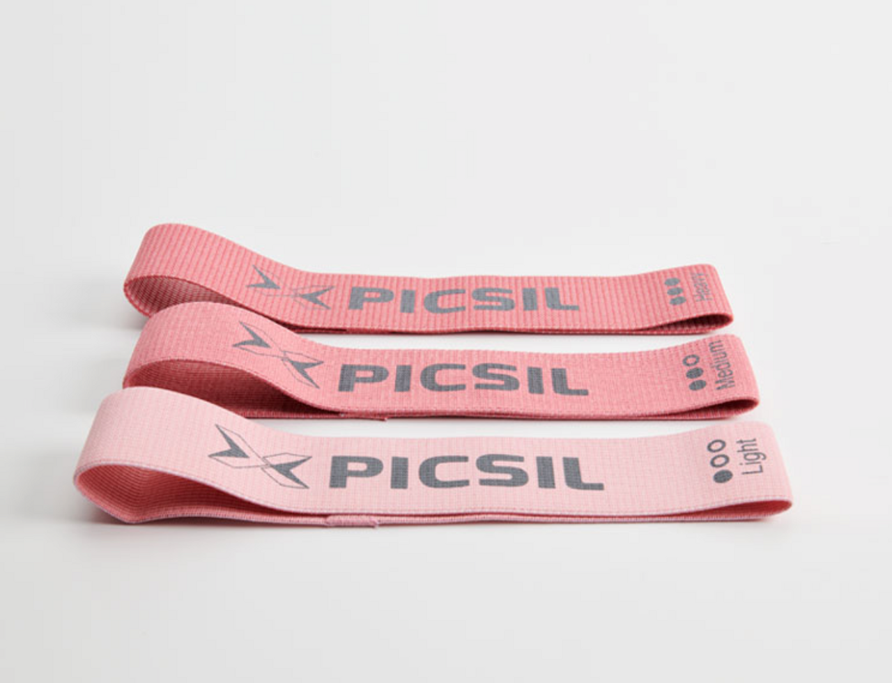 PicSil Cloth Resistance Bands Pink - Battle Box UK.com