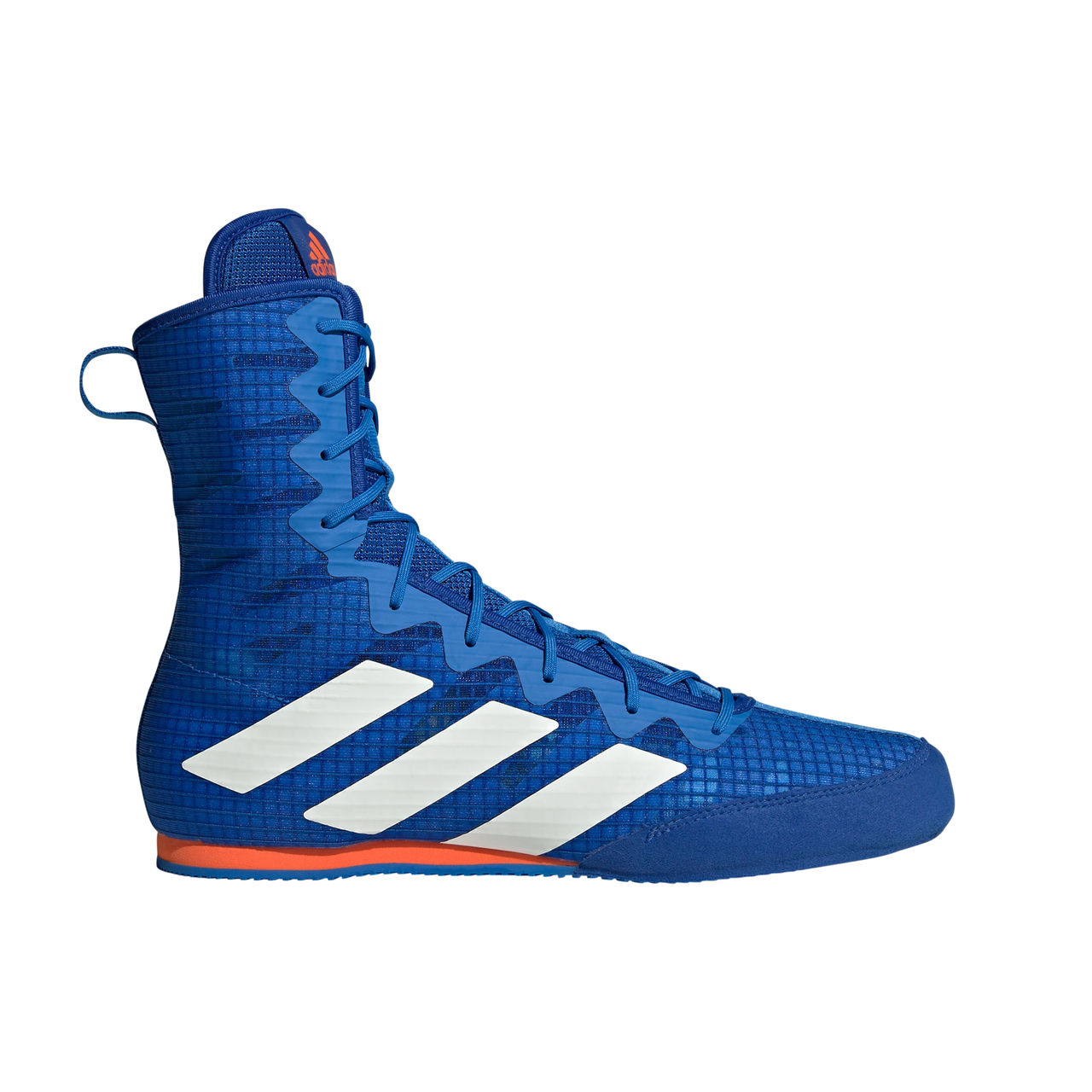 Adidas Box Hog 4 Boxing Boots Training Shoes Blue White Red Boxing Sparring  Trainers (GW1402)