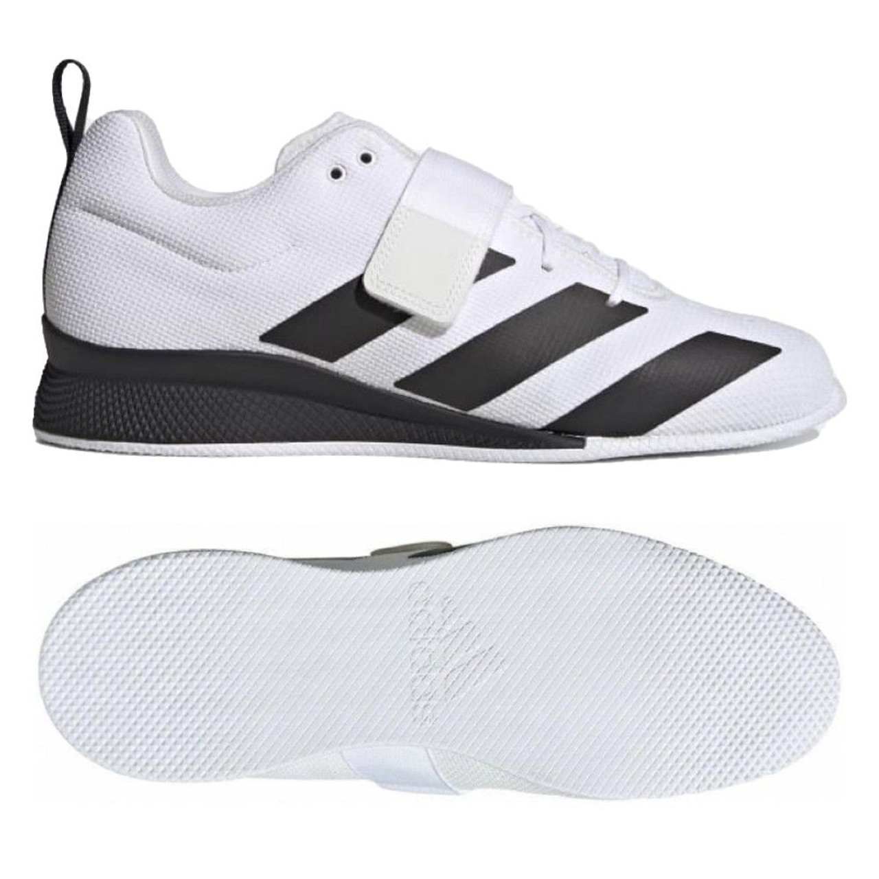 ADIDAS ADIPOWER 3 WEIGHTLIFTING SHOES Cloud White / Core Black / Grey Two  (GY8926)