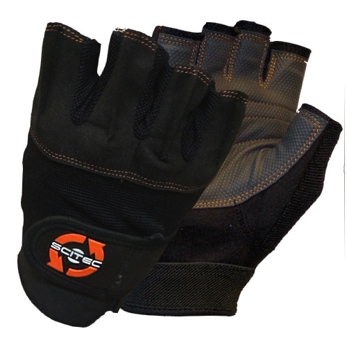 Scitec Nutrition Weightlifting Gloves Orange Style Battle Box Uk