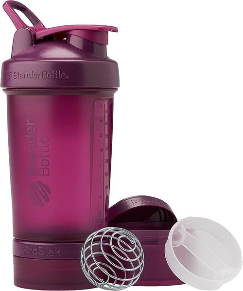 BlenderBottle® ProStak® Twist n’ Lock™ Smart Mixer Protein Cup Shaker 650ml - www.BattleBoxUk.com