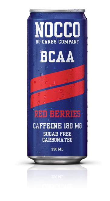 NOCCO Red Berries BCAA Drink with Caffeine (Pack of 6,12 or 24 cans)  - www.BattleBoxUK.com