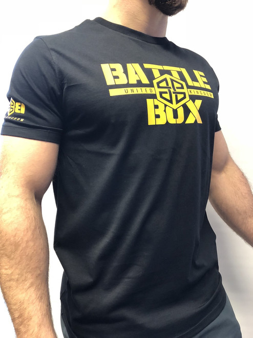 BattleBox UK™ WOD TAINING TEE | YELLOW | BLACK