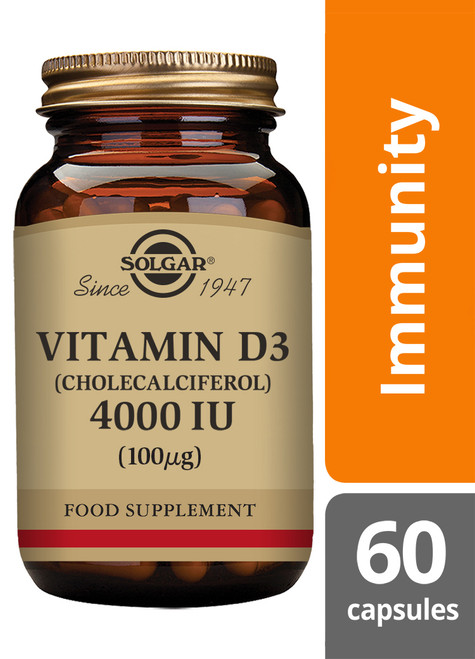 Solgar® | Vitamin D3 Cholecalciferol 4000 IU 100µg Vegetable Capsules Pack of 60 (E52907)
www.battleboxuk.com