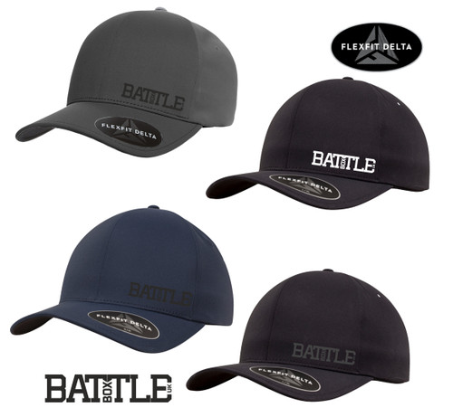 BattleBoxUk Unisex Delta® Curved Peak Adjustable Baseball Cap Hat by Flexfit  - www.BattleBoxUK.com