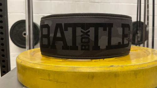 2POOD  2PLV STRAIGHT WEIGHTLIFTING BELT (w/ WODclamp®) - Battle