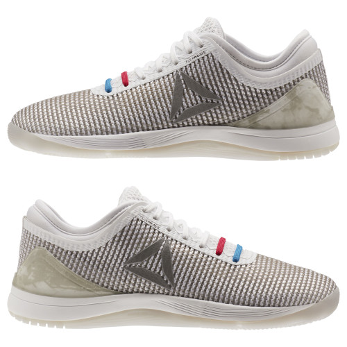 Reebok Crossfit Nano 8.0 White Grey Silver Red UK 9.5 US 10.5 Model CN2973 - www.BattleBoxUK.com Reebok Crossfit Nano 8.0 White Grey Silver Red UK 9.5 US 10.5 Model CN2973 - www.BattleBoxUK.com