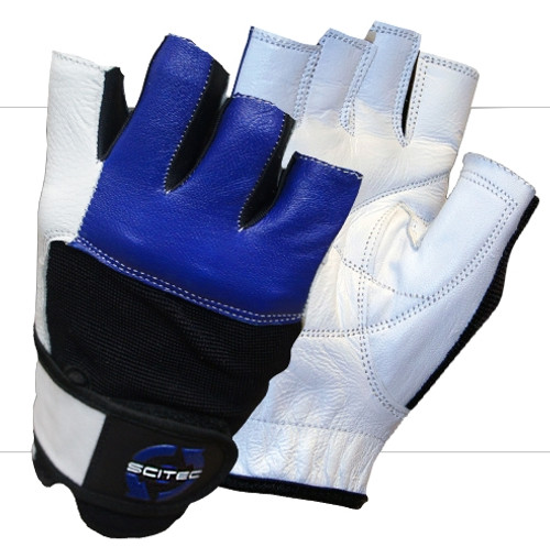 CrossTrainingUK - SciTec Nutrition WeightLifting Gloves Blue Style