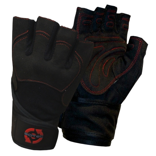 CrossTrainingUK - SciTec Nutrition WeightLifting Gloves Red Style