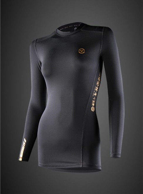 VIRUS Women's Energy Series Bioceramic Long Sleeve Compression Top (EAu5)